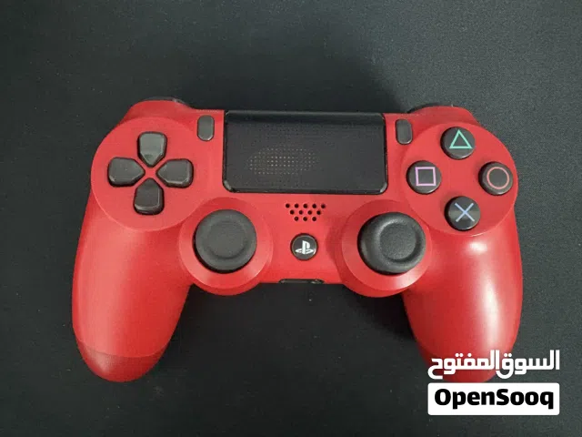 يد بلايستيشن 4 حمراء اصلية للبيع (مستعملة) PlayStation 4 controller red edition