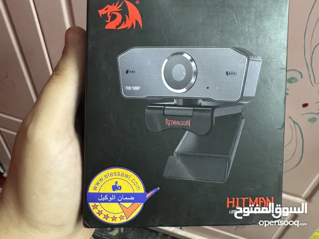 Redragon GW800 1080P Webcam with Built-in Dual Microphone 360-Degree Rotation
