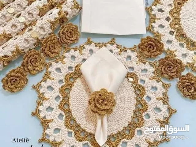 مفارش وتواكم عاله بخدمة الكروشيه للطلب والاستفسار عالخاص
