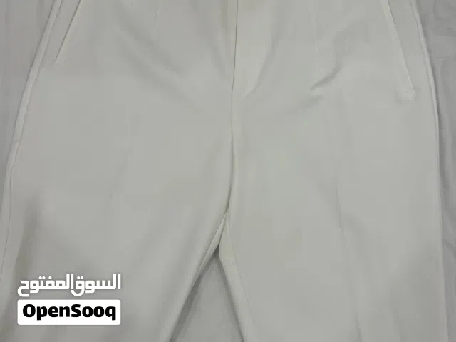 بنطلون قماش رسمي ابيض