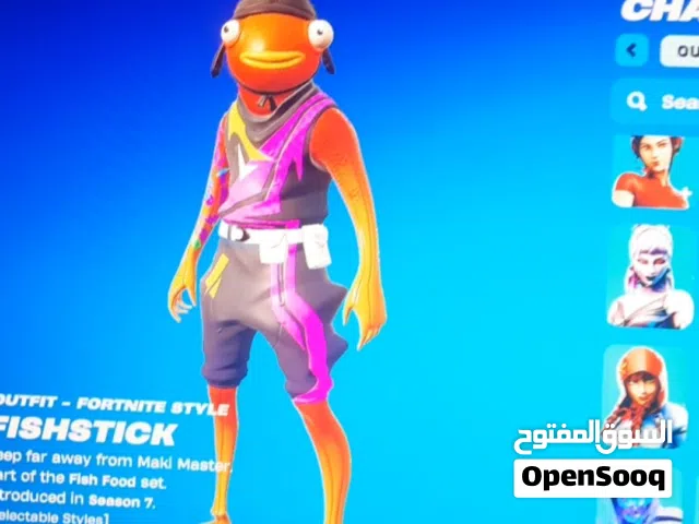 حساب فورت نايت نادر جدا