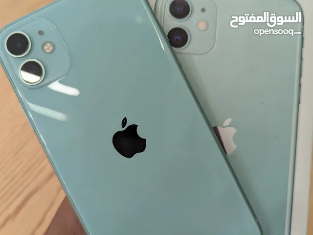 ايفون 11 عادي مساحه 128 جيجا بطاريه 76% متغيرتش معاه الكرتونه ومدفوع الضريبه