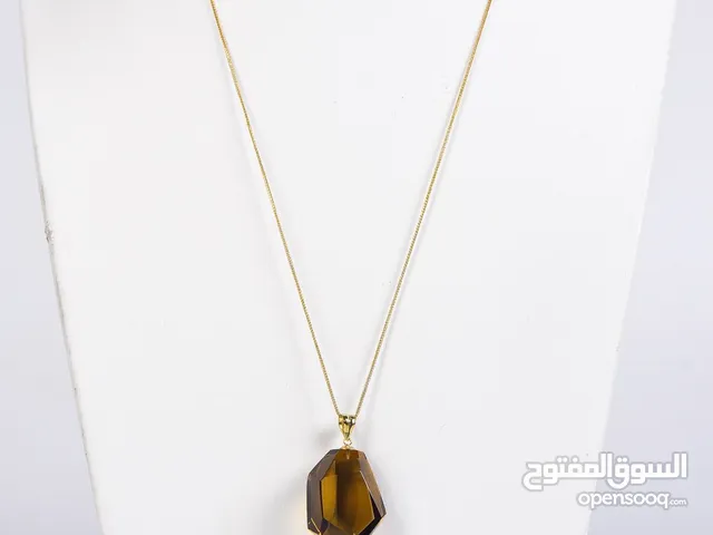 Citrine - 18kt gold - Yellow gold - Necklace with pendant