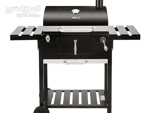 شواية فحم ماركة اميركان جريمنت Charcoa Grill with Foldable Side Tables