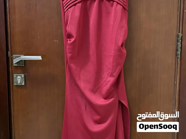 Long Burgundy Maroon Evening Dress