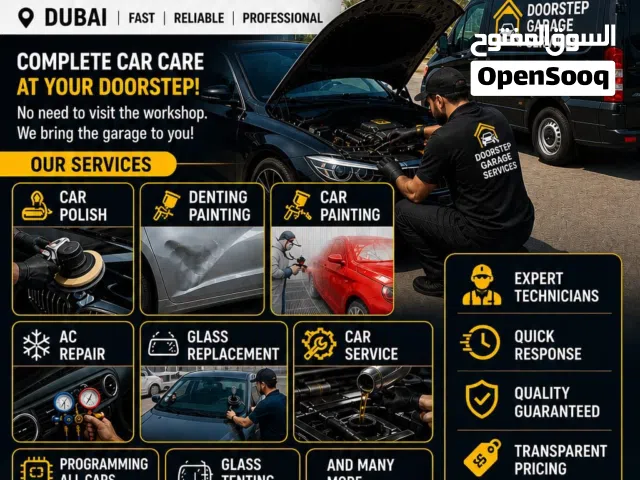 Doorstep Car Repair Dubai  Mobile Garage Service 24/7  Fast & Reliable.