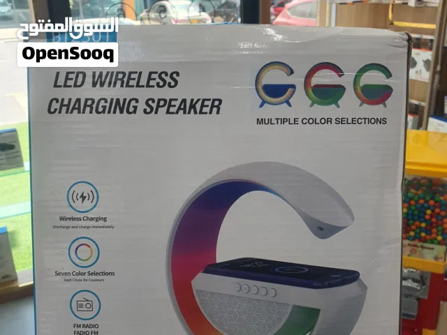 LED WIRELESS CHARGING SPEAKER BT2301 WHITE Brand New Box Pack