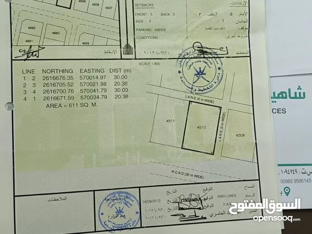 Residential Land for Sale in Al Batinah Al Masnaah