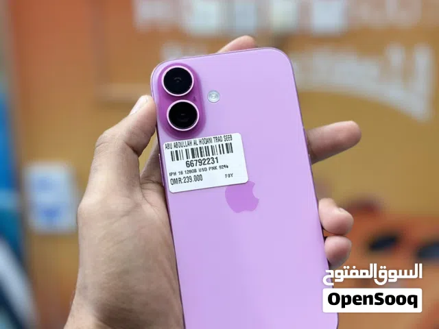 Iphone 16-128gb Pink color Clean Amazing Less Use smooth device
