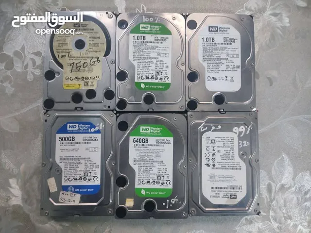 موجود هاردات كمبيوتر شغالة مية مية بل حجم يلي بدك و صحة مية ع تجريب و إذا فيه شي بيرجع بدون نقاش