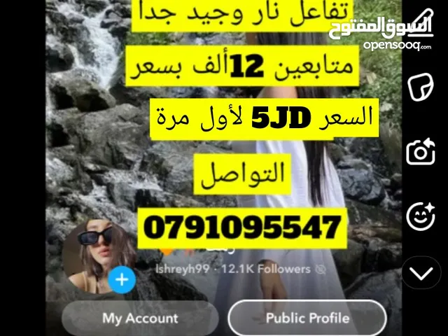 Social Media Accounts and Characters for Sale in Zarqa