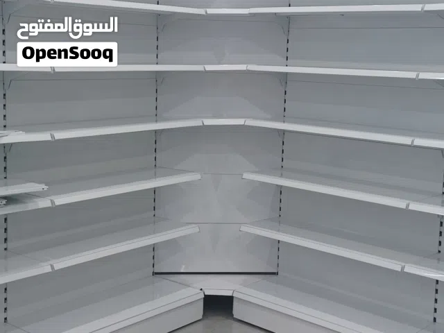 وصل رفوف محلات ومستودعات للبيع