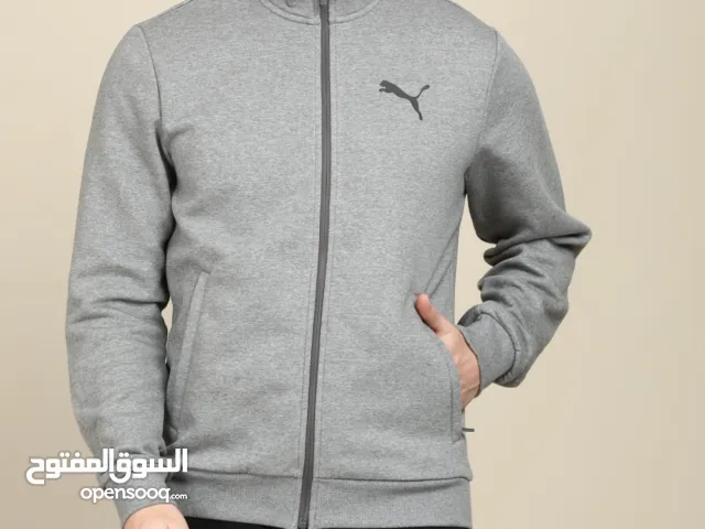 جاكيت PUMA اصلي 100% لون رمادي مقاس XL