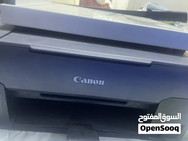 ماكينة آلة طابعة حديثة ومميزه وماركة كانون ولها مكان للحبر اسخدام 2 شهرين سبب السفر وسعرًمغرررري