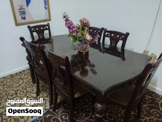 طاولة سفرة خشب زان اصلي مستعمله للبيع