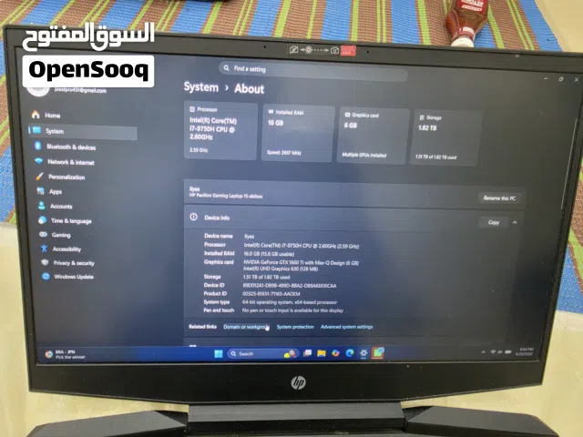 Hp Pavilion 15 Gaming laptop for sell or Exchange
