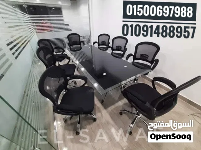 أثاث مكتبي،ترابيزه اجتماعات زجاج سيكوريت،ترابيزة اجتماعات مودرن table,meeting room
