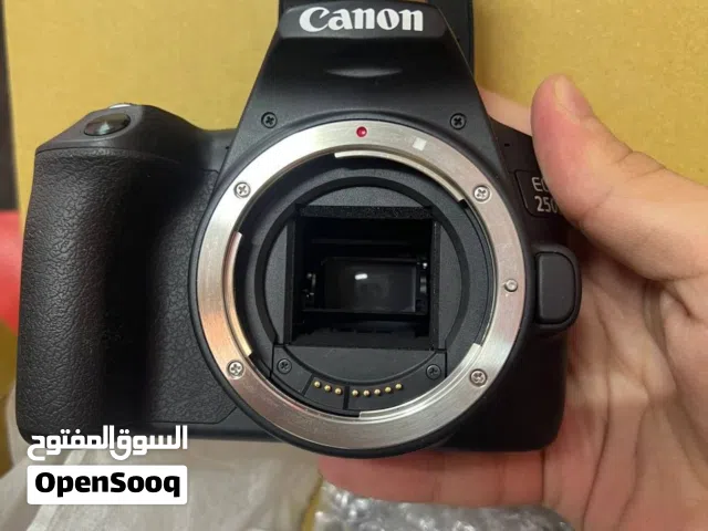 كاميرا كانون 250D canon وعدسة 1.8 50mm