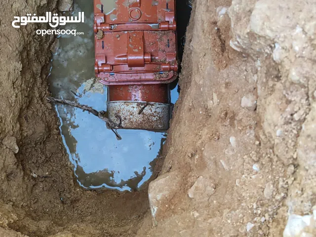 حفر وتجهيز مخرج الصرف وتركيب رداد