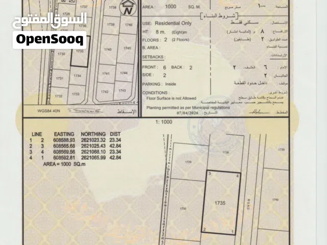 Residential Land for Sale in Al Batinah Barka