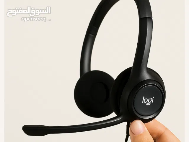 سماعة Logitech H390 USB أصلية – صوت نقي وميكروفون عازل للضوضاء