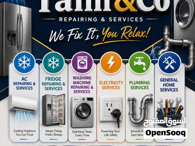 مات الصيانة العامة وإصلاح المنازل في عمان Professional Handyman & Home Maintenance Services in Oman