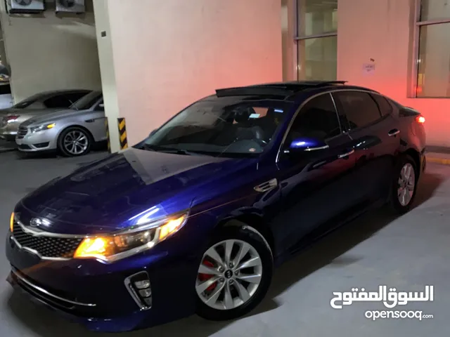 كيا اوبتيما 2018 سبورت كلين تايتل بلون مميز جدا للبيع ( متوفر قسط 550 درهم بدون مقدم )