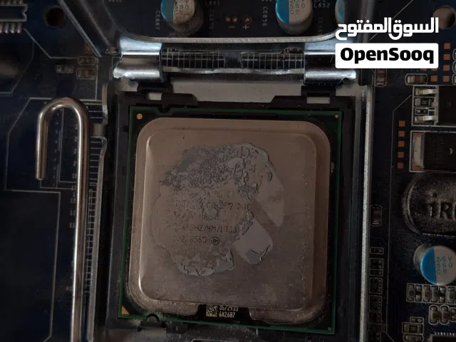 معالج Intel Core 2 Duo E6550 كامل بالمبرد متاعه مستعمل