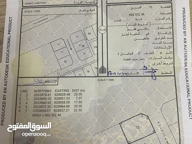 Residential Land for Sale in Al Sharqiya Other