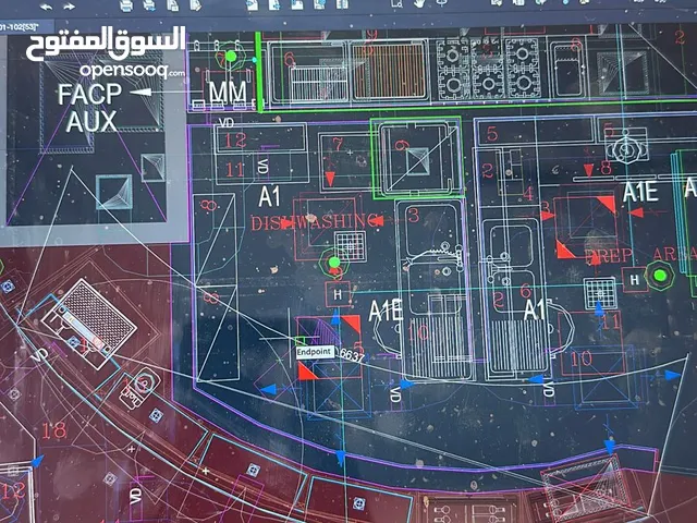 دروس وتدريب على برنامج Autocad والمساعدة بالمشاريع الهندسية ومشاريع التخرج