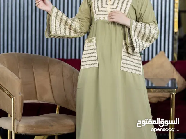 خصن على عبايات استقبال من القطن المراسى