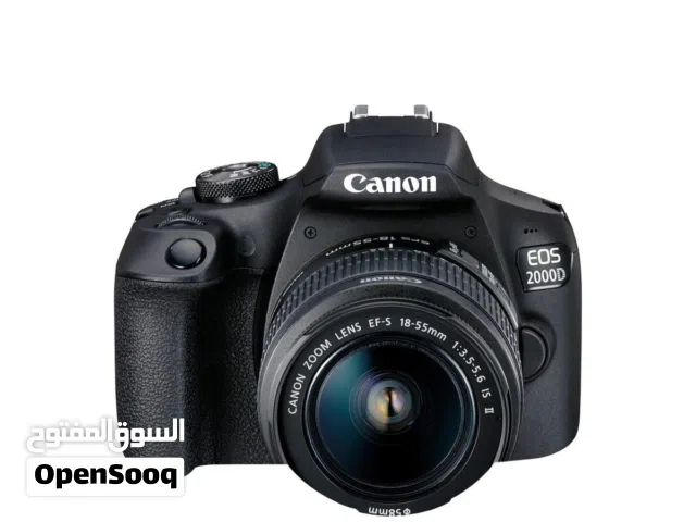 Canon EOS 2000D DSLR Camera and EF-S 18-55 mm f/3.5-5.6 is II Lens, Black
