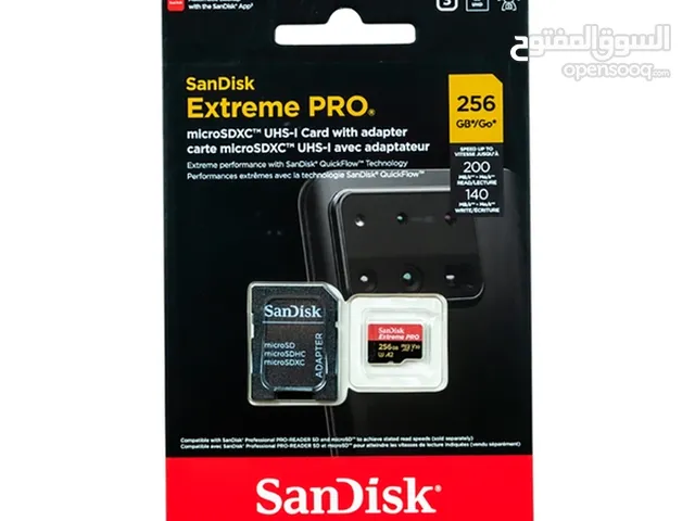 Memory Card Sandisk Extreme Pro 256gb Microsd SanDisk Extreme Pro MicroSDXC 256GB UHS-I 200MB/s