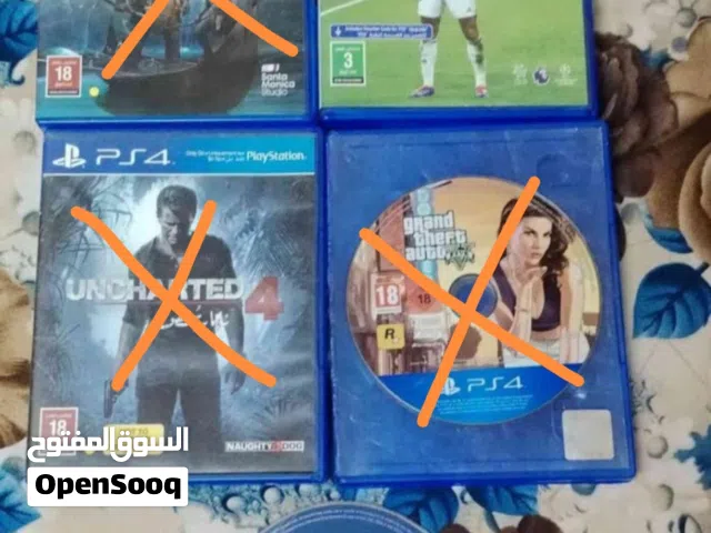 العاب بلايستيشن 4 شرايط PS4 نظيفة بدون خدوش شغالة 100٪