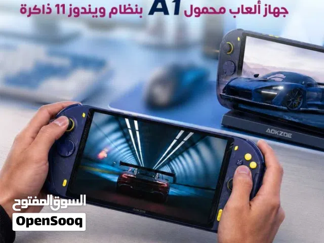 جهاز ألعاب محمول A1 بنظام ويندوز 11 ذاكرة 16 جيجابايت تخزين 1 تيرابايت من AOKZOE