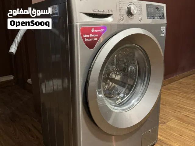 LG Front Load Washer 6KG , Direct Drive Motor, 6 Motion, Silver Color