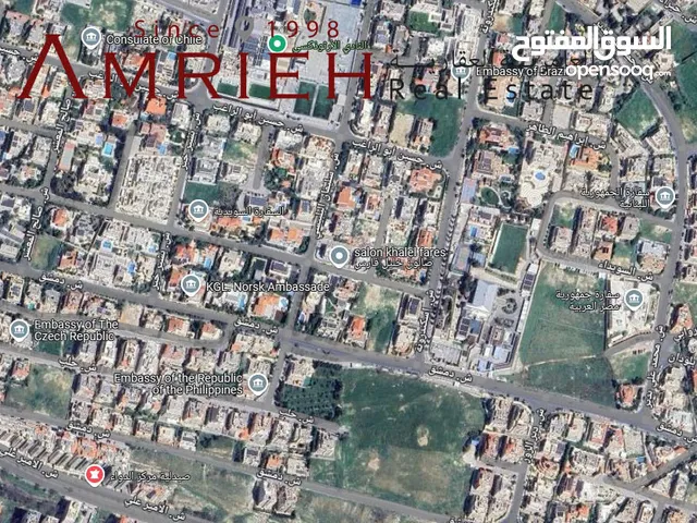 Residential Land for Sale in Amman Abdoun