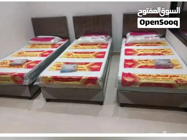 عروض وتخفيضات 2سرير نفر مع 2مرتبه ضغط مع 2مخده فيبر 6قطع بسعر 500ريال