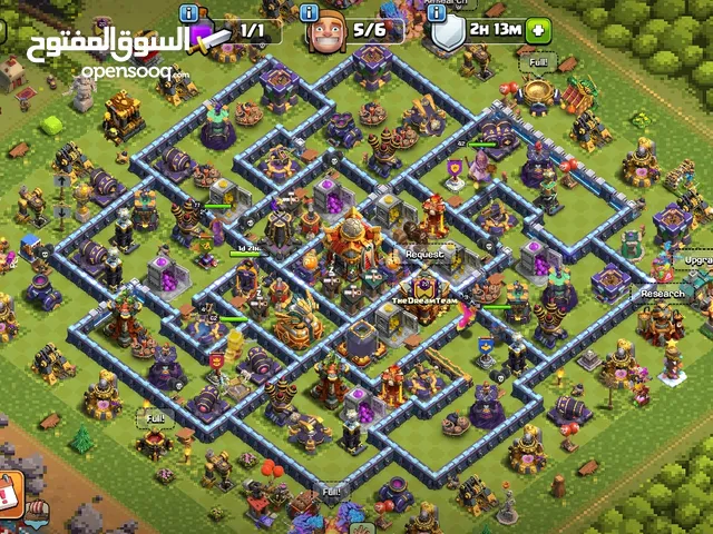 للبيع 3 حسابات كلاش اوف كلانس عرطة