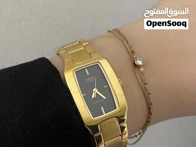 ساعة نسائية ذهبية كاسيو Casio Gold watches