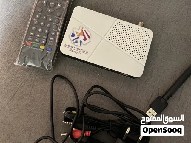 رسيفر ستلايت HD جديد مع ريموت وملحقات