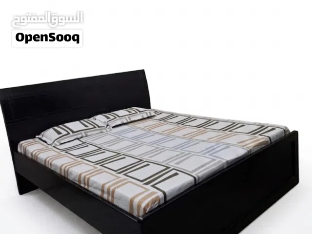 King Size Wooden Bed with Mattress – Excellent Condition