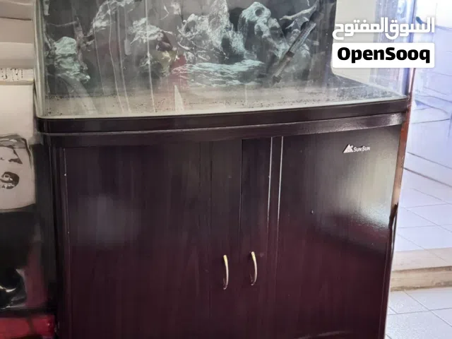 حوض سمك مع فلتر واضاءة وسخان