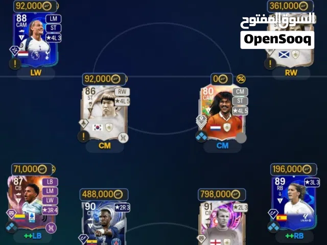 حسابات فيفا بمختلف الاسعار