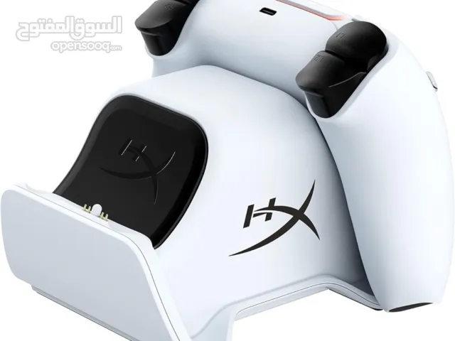 محطة شحن لوحدات التحكم اللاسلكية بلايستيشن PS5 HyperX 51P68AA ChargePlayTM Duo