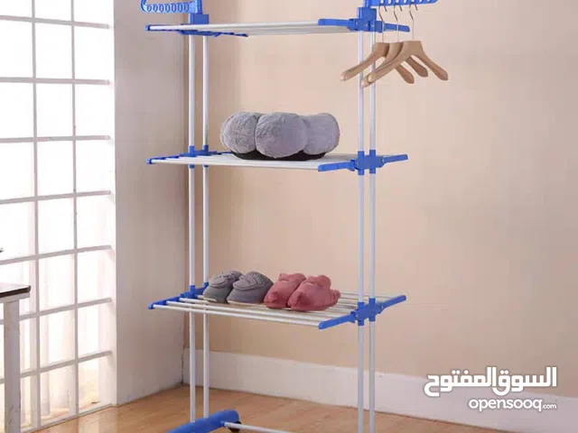 *منشار ملابس حديد 3 دور قابل لطي*