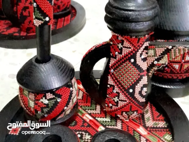 مهباج وصينية ودله مهباج أحجام مخلفه علب فاين مطرزة كل قطعه الها سعر