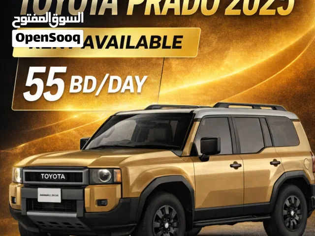 FOR RENT TOYOTA PRADO 2025