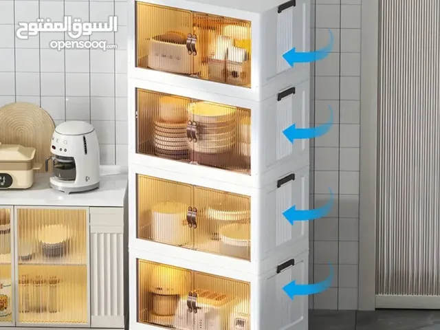 صندوق تخزين قابل للطي مع4عجلات