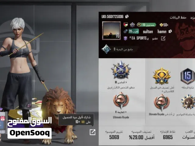 Pubg Accounts and Characters for Sale in Amman